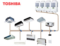 Мультизональные VRF системы Toshiba